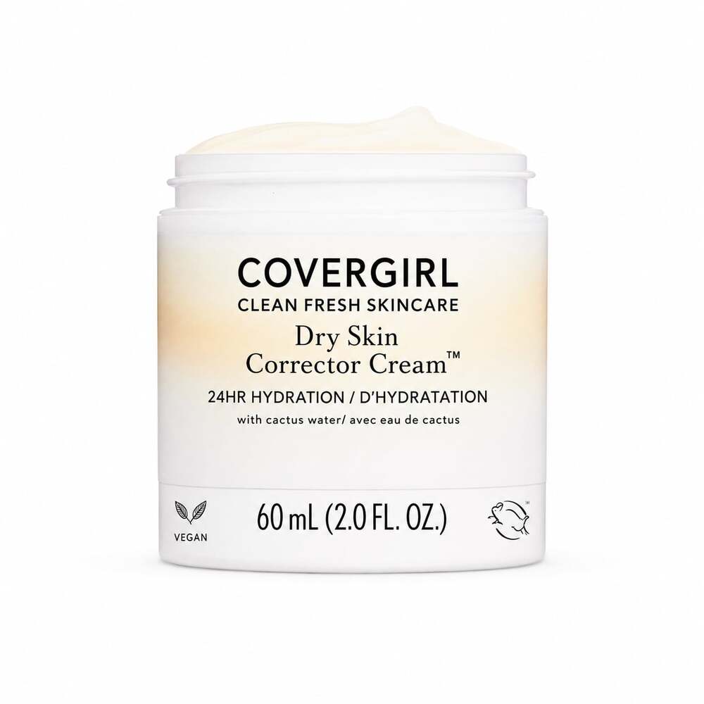 💧 COVERGIRL Clean Fresh Skincare Dry Skin Corrector Cream – NEW | 2.0 oz (60 mL
